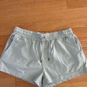 Vuori Light Gray Athletic Shorts